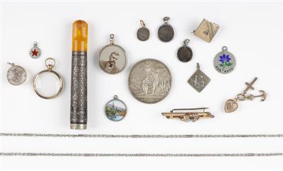 Konvolut Schmuck, alles um 1900 - Klenoty a Hodinky