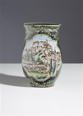 Vase "Salzburgblick", Matthäus Fellinger (1924-2002), Schleiss Gmunden - Antiques and art