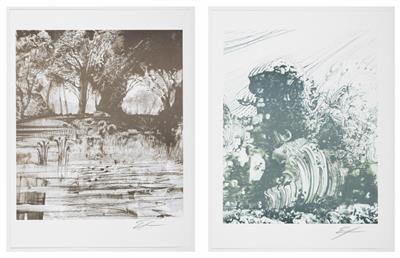 Ernst Fuchs *, 2 Bilder: - Obrazy