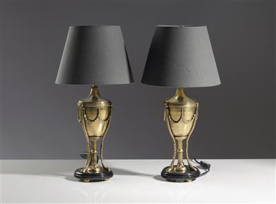 Paar Tischlampen im Louis-XVI-Stil, 20. Jahrhundert - Umění a starožitnosti