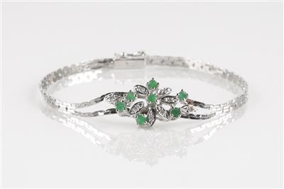 Diamant Smaragd Armband - Schmuck & Uhren
