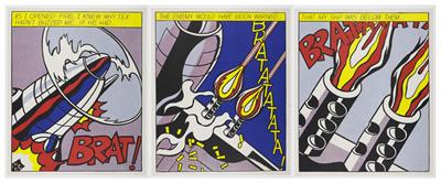 Roy Lichtenstein, 3 Bilder: - Paintings