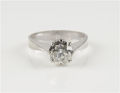 Altschliffdiamant Ring 1,37 ct (lt. Gravur) - Klenoty a Hodinky