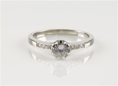 Brillantring zus. ca. 0,75 ct - Klenoty a Hodinky