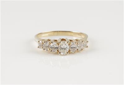 Diamant Ring zus. ca. 0,95 ct - Klenoty a Hodinky