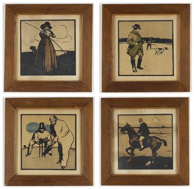 Sir William Nicholson, 4 Bilder: - Bilder