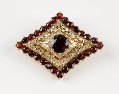Granat Brosche - Jewellery and watches