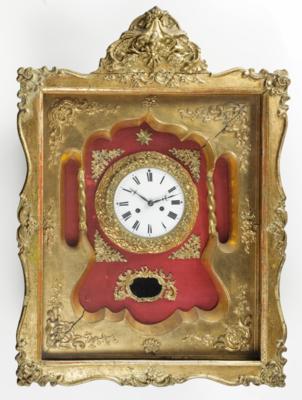 Biedermeier Rahmenuhr, um 1830/40 - Umění a starožitnosti