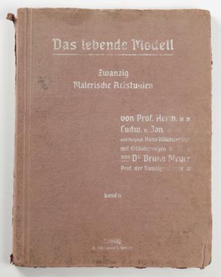 Das lebende Modell, 20 Aktbilder nach Hans Hildenbrand, Leipzig, 1904 - Arte e antiquariato