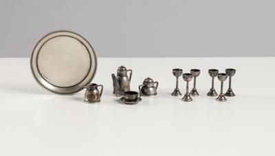 Silber Miniatur Puppenservice, um 1900 - Silver
