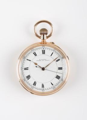 Englische Taschenuhr mit Uhrkette - Jewellery and watches