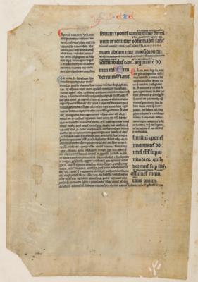 Bibelkommentar, wohl 14. Jahrhundert - Antiquitäten, Möbel & Teppiche