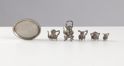 Silber Miniatur Puppenservice, um 1900 - Arte, antiquariato e gioielli