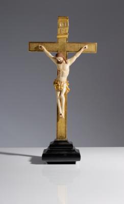 Tischstandkruzifix, um 1900 - Antiques, art and jewellery