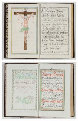 Zwei handgeschriebene Gebetsbücher, 1807 und 1827 - Antiques, art and jewellery