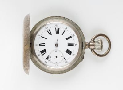 Taschenuhr und Uhrkette um 1900 - Klenoty a Hodinky