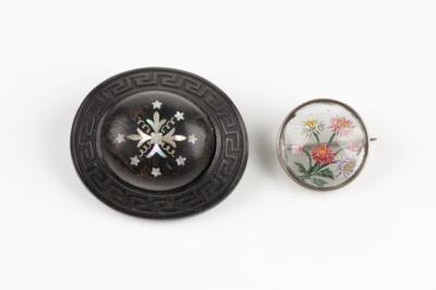 2 Broschen um 1900 - Jewellery and watches