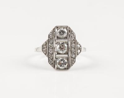 Altschliff Diamant Ring zus. ca. 0,80 ct - Gioielli e orologi