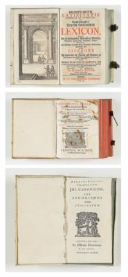 3 Bücher des 16., 17.  &  18. Jahrhunderts: - Antiques, art and jewellery