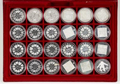 Silbermünzen Sammlung - Antiques, art and jewellery