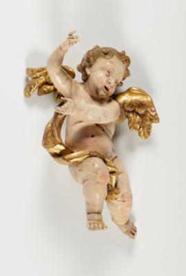 Fliegender Engel im Barockstil, 20. Jahrhundert - Kunst & Antiquitäten
