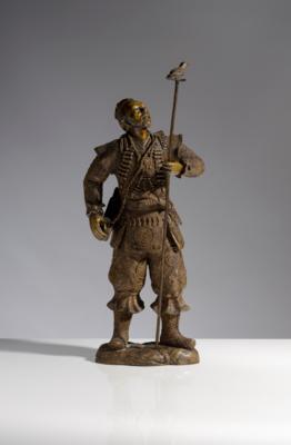 Japanischer Jäger oder Krieger, Anfang 20. Jahrhundert - Arte e antiquariato