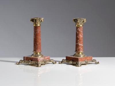 Paar dekorative Kerzenleuchter, 20. Jahrhundert - Umění a starožitnosti