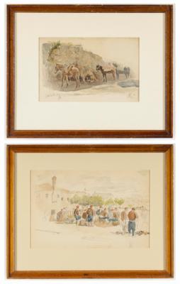 Monogrammist Ende 19. Jahrhundert, 2 Bilder - Paintings