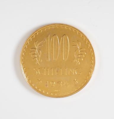 Goldmünze 100 Schilling - Umění a starožitnosti