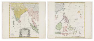 Große Landkarte von Südostasien "Carte des Indes Orientales", - Kunst & Antiquitäten