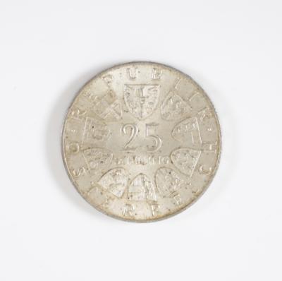 30 Stk. ATS 25. Silbermünzen Sammlung - Umění a starožitnosti