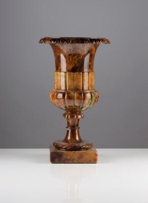 Alabaster Kratervase als Tischlampe, 20. Jahrhundert - Kunst & Antiquitäten