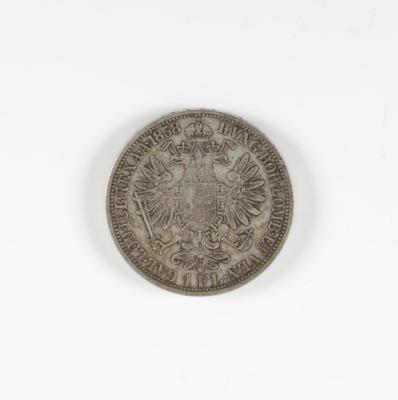 Franz Joseph I, 1 Florin, Silbermünzen - Kunst & Antiquitäten