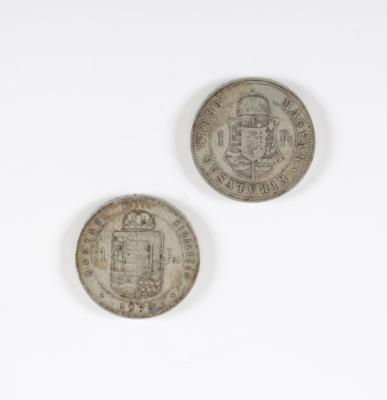 Franz Joseph I, 1 Forint, Silbermünzen - Art & Antiques