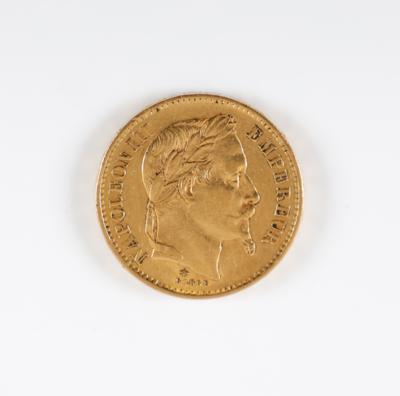 Goldmünze 20 Francs Napoleon III 1870 - Art & Antiques
