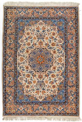 Isfahan Teppich, ca. 169 x 119 cm, Zentralpersien, Ende 20. Jahrhundert - Kunst & Antiquitäten