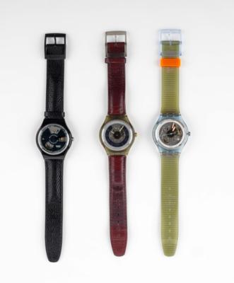 3 Swatch Uhren - Jewellery & watches