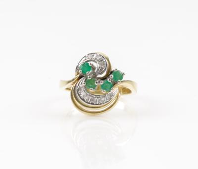 Diamant Smaragd Ring - Gioielli & orologi