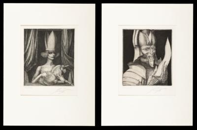 Ernst Fuchs *, 2 Bilder: - Bilder & Zeitgenössische Kunst