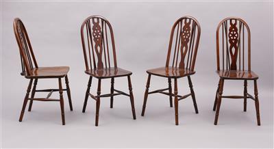 4 Stühle Anfang 20. Jh. im Windsor Stil - Spring auction
