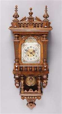 Historismus-Wandpendeluhr um 1880 - Spring auction