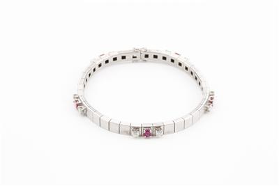 Brillant-Rubin-Armband 1,19 ct - Herbstauktion in Linz