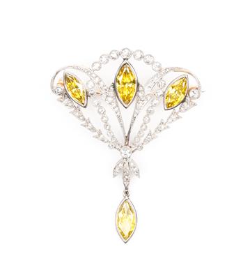 Diamant Brosche - Jarní aukce