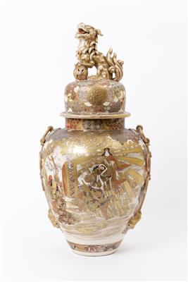 Satsuma Deckelvase, Japan, 19. Jahrhundert - Spring auction