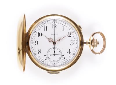 Invicta, Taschenuhr mit Chronograph und Viertelstundenrepetition - Aukce podzim I