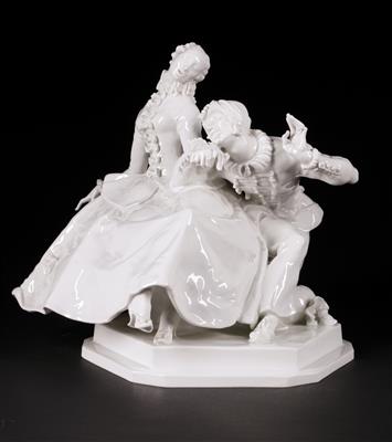 Der Handkuss, Entwurf Paul Scheurich (1883-1945), um 1919, Porzellanmanufaktur Meissen - Herbstauktion II