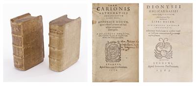 Zwei antiquarische Bücher: a) Johannes Carion - Aukce podzim II