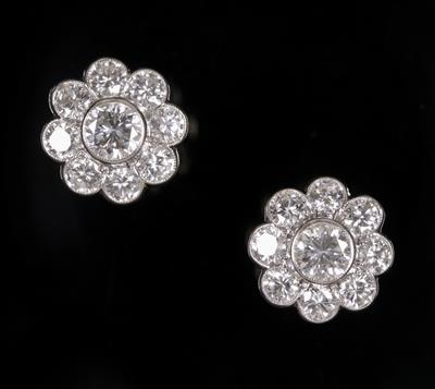 Brillantohrringe zus. ca. 2,30 ct - Asta di primavera