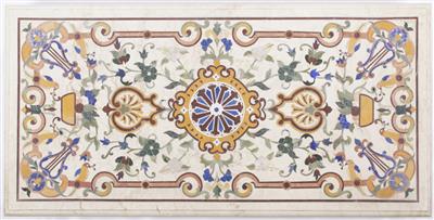 Pietra Dura Tischplatte im Barockstil, Italien, wohl Florenz 20. Jahrhundert - Asta di primavera