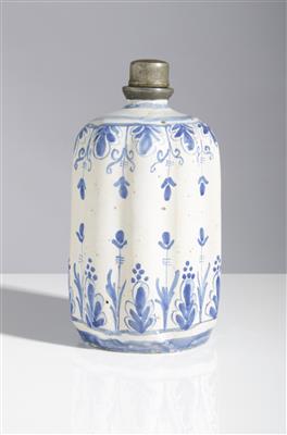 Schraubflasche, Gmunden, "Blaue Periode" um 1720/40 - Spring Auction